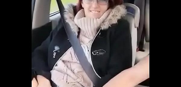  OMG !! her teen niece has fun driving her uncle crazy with her wet pussy. The seats are all wet